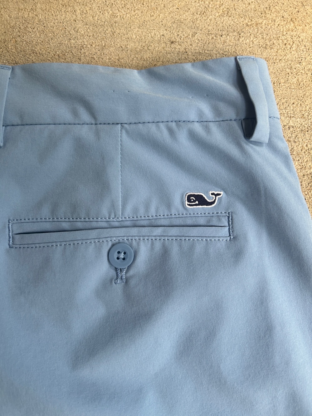 Vineyard Vines Sky Blue Flat Front Men's Breaker Shorts - Picture 4 of 6